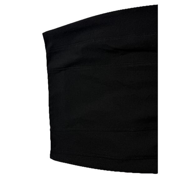 Express Seamed Pencil Skirt Sz 6 Black Short Knee Length Work Career Business - Picture 2 of 5
